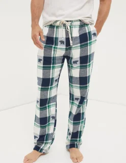 FatFace Bobbi Bear Jacquard Pyjama Bottoms Green Best