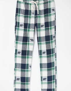 FatFace Bobbi Bear Jacquard Pyjama Bottoms Green Best
