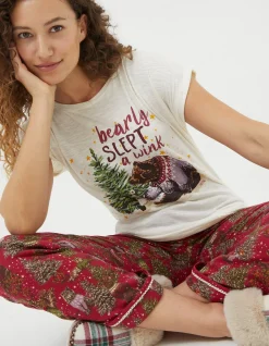 FatFace Bobbi Bear T-Shirt Best