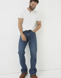 FatFace Bootcut Jeans Indigo Blue Hot