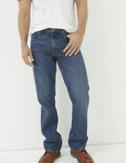 FatFace Bootcut Jeans Indigo Blue Hot