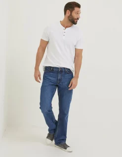 FatFace Bootcut Stone Wash Jeans Denim Clearance