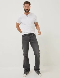 FatFace Bootcut Wash Jeans Grey Discount