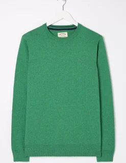 FatFace Braunton Crew Jumper Green
