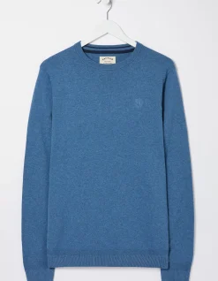 FatFace Braunton Crew Jumper Blue Best