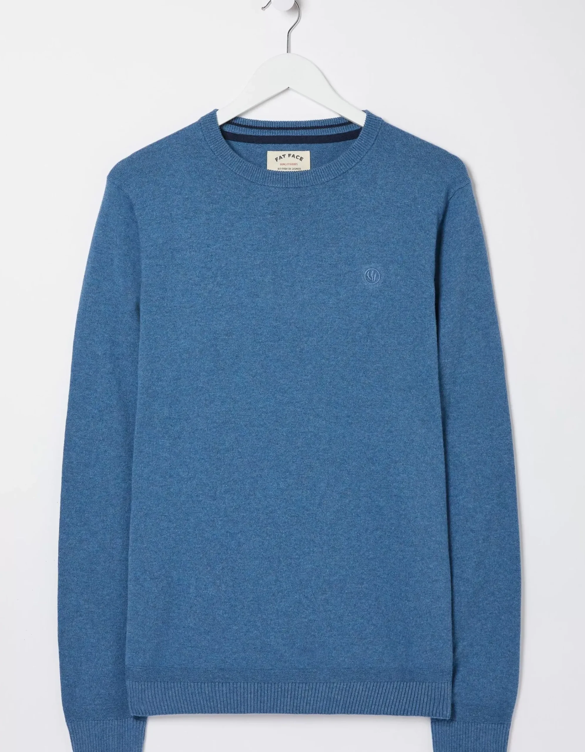 FatFace Braunton Crew Jumper Blue Best