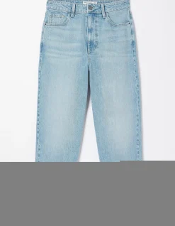 FatFace Bray Barrel Comfort Stretch Jeans Light Blue Discount