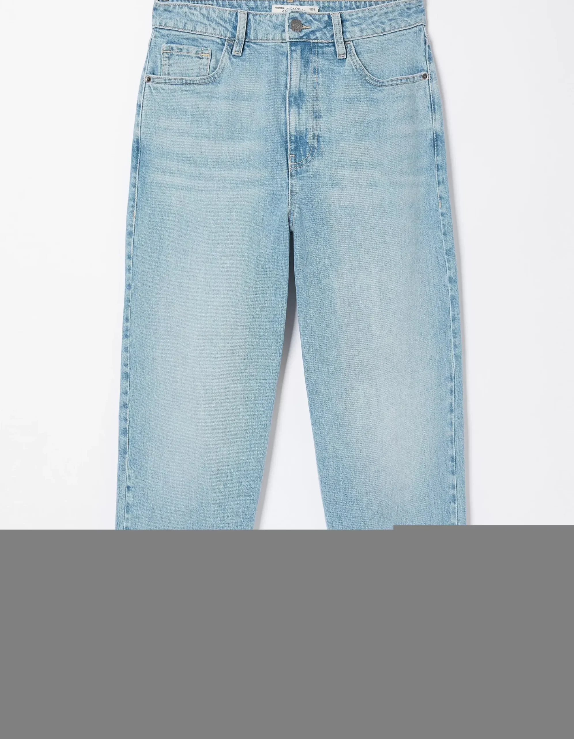 FatFace Bray Barrel Comfort Stretch Jeans Light Blue Discount