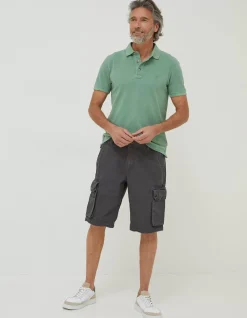 FatFace Breakyard Cargo Shorts Dark Grey New