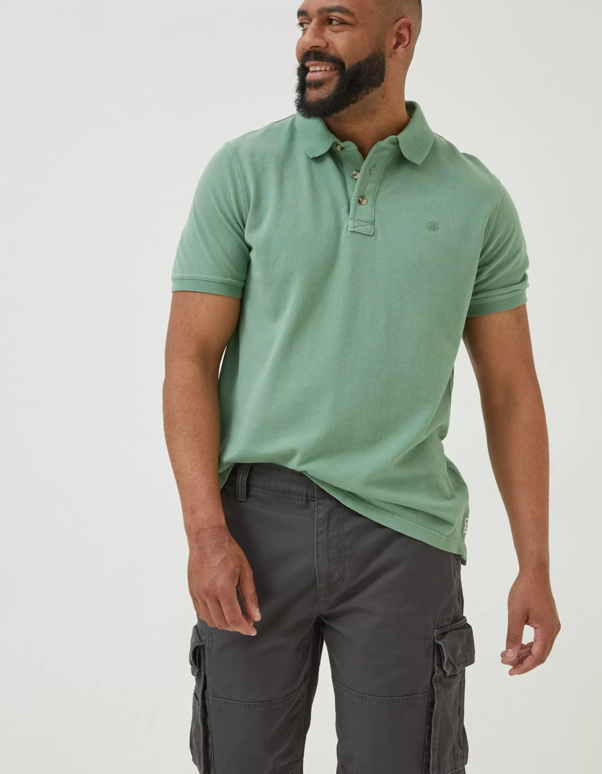 FatFace Breakyard Cargo Shorts Dark Grey New
