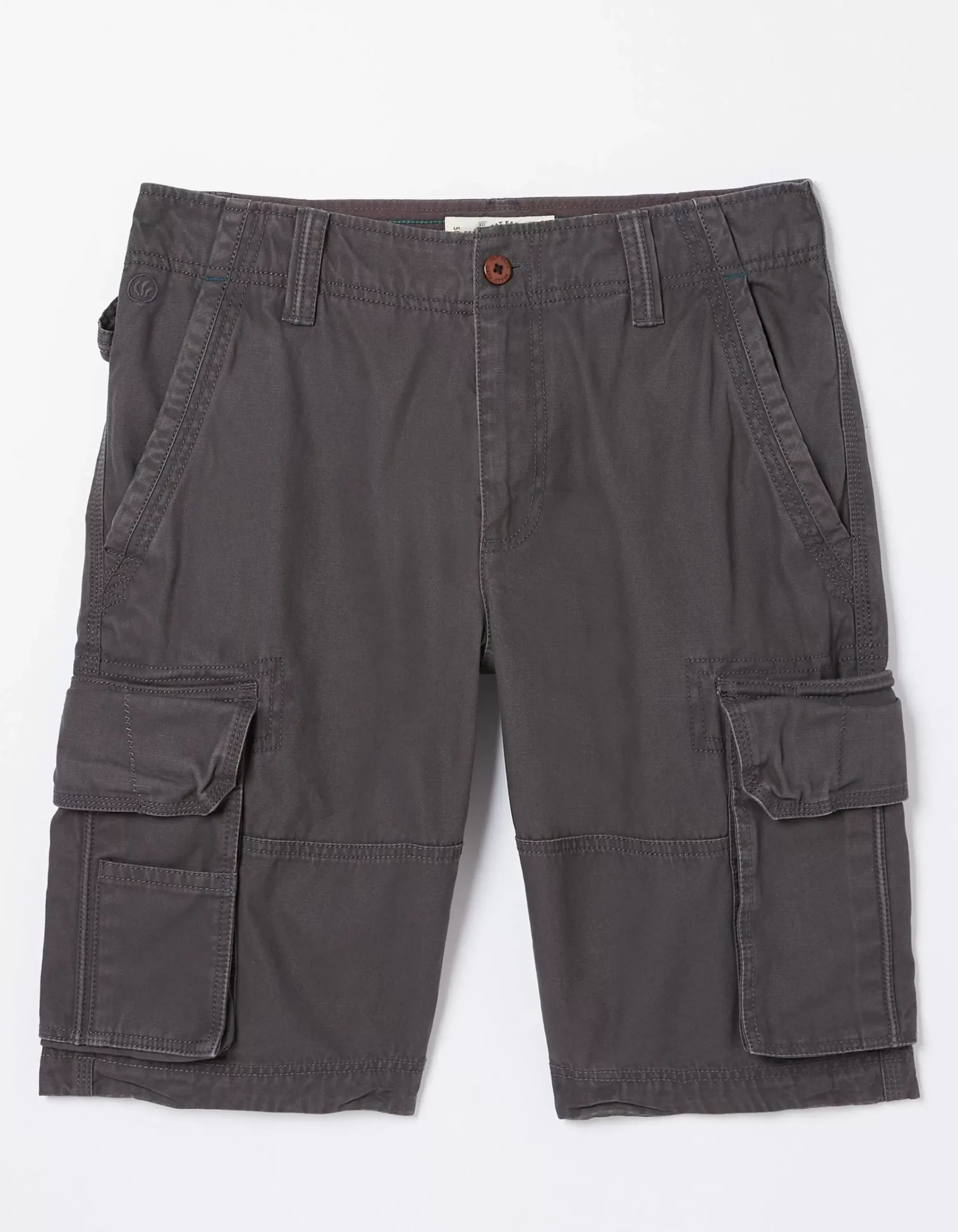 FatFace Breakyard Cargo Shorts Dark Grey New