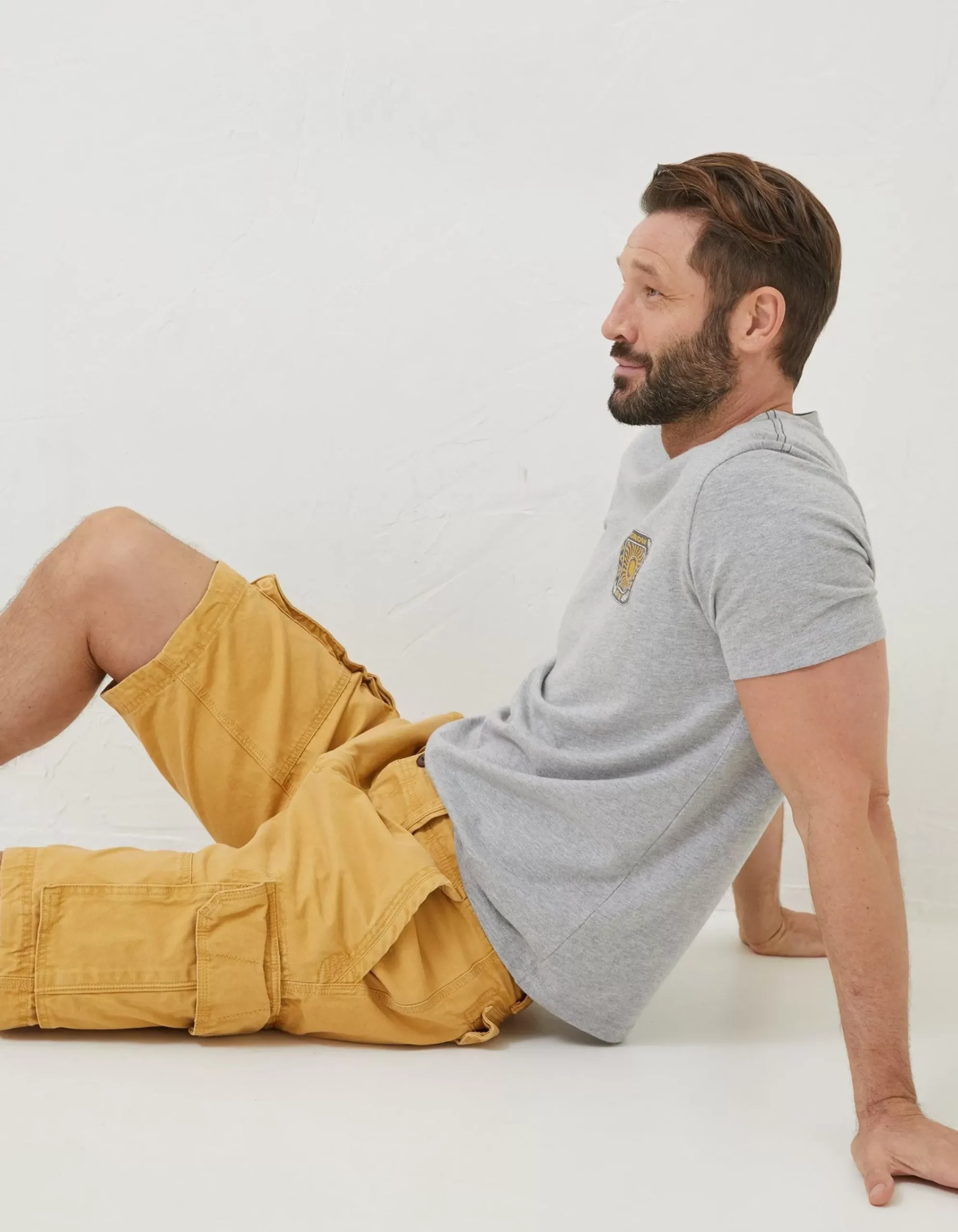 FatFace Breakyard Cargo Shorts Golden Yellow Best
