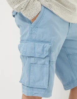 FatFace Breakyard Cargo Shorts Chambray Blue Sale