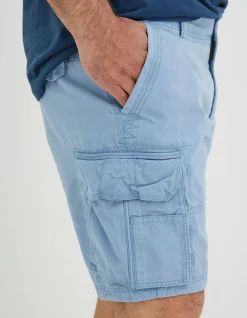 FatFace Breakyard Cargo Shorts Chambray Blue Sale
