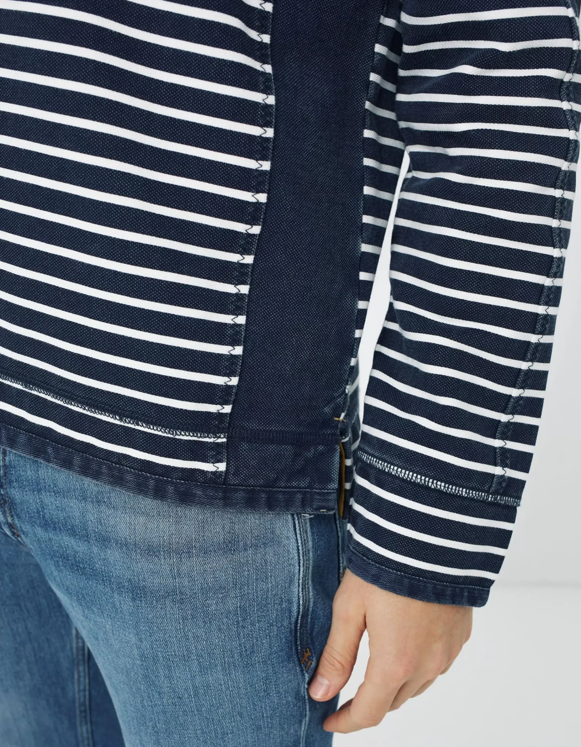 FatFace Breton Airlie Sweatshirt Navy Outlet