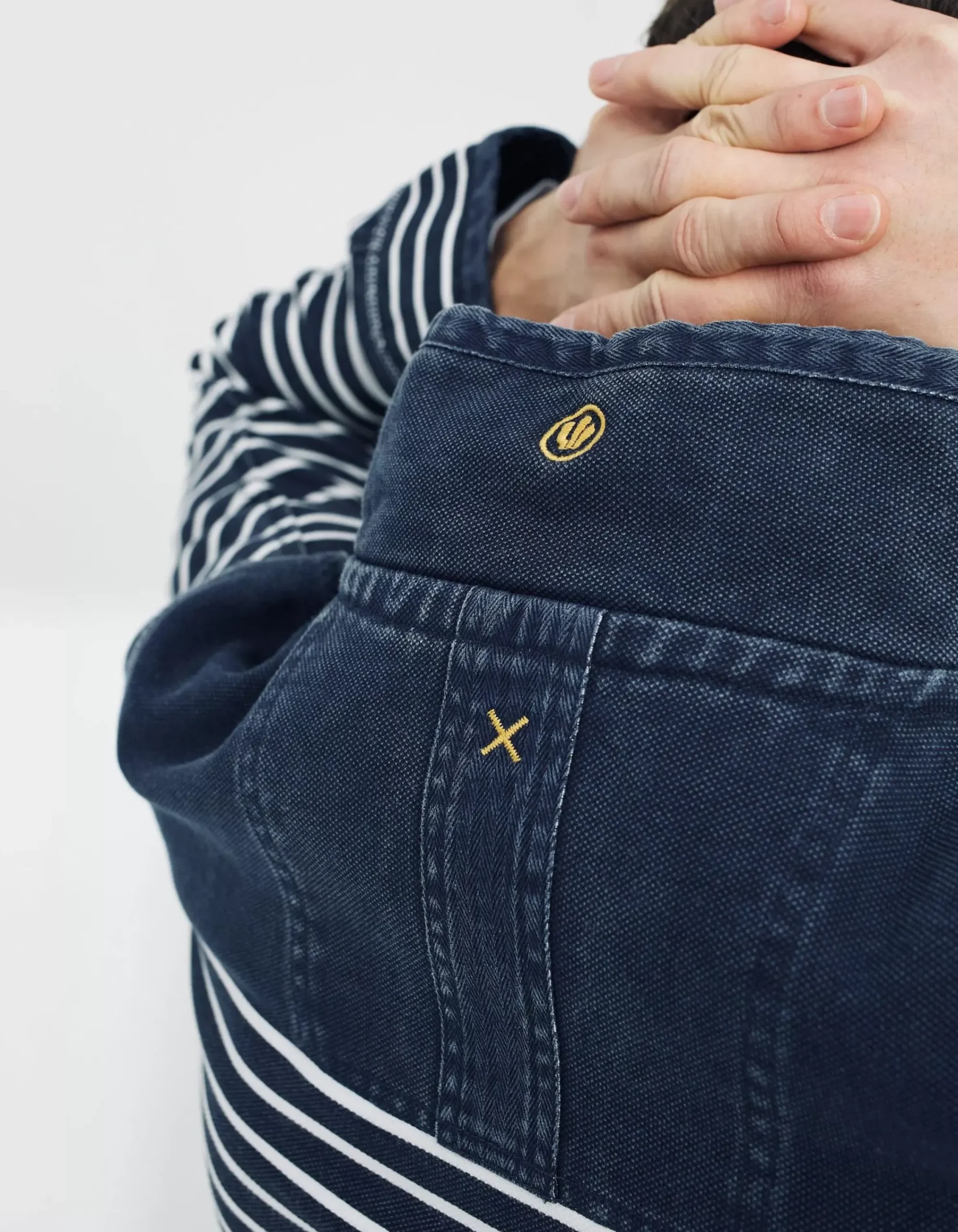FatFace Breton Airlie Sweatshirt Navy Outlet