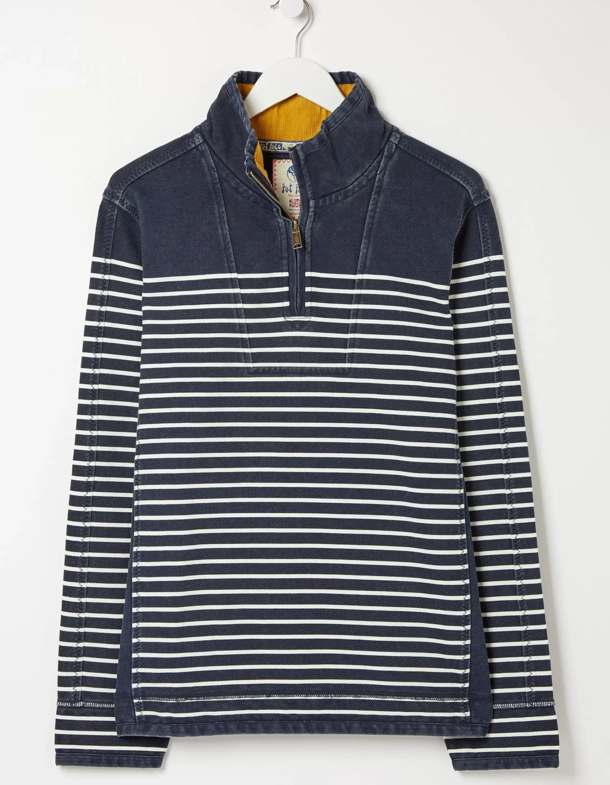 FatFace Breton Airlie Sweatshirt Navy Outlet