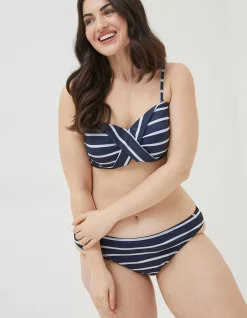 FatFace Breton Bikini Bottoms Navy
