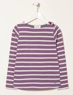 FatFace Breton T-Shirt Sweet Pea Online