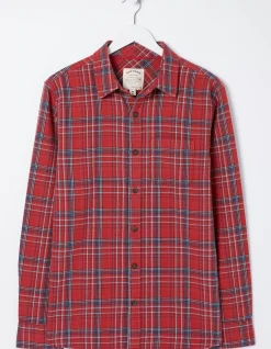 FatFace Broadfield Check Shirt Red