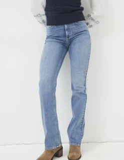 FatFace Brooke Bootcut Mid Blue Discount