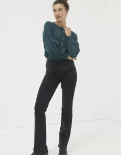 FatFace Brooke Bootcut Washed Black Sale