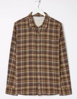 FatFace Brooke Check Shirt Brown New