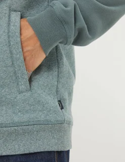 FatFace Brooke Cut And Sew Zip Through Dark Teal Best