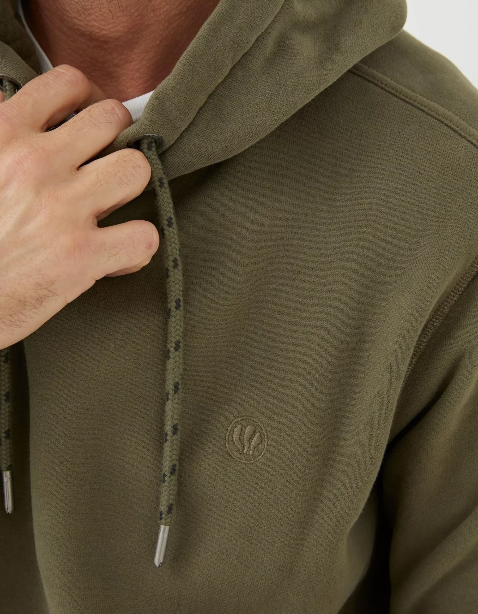 FatFace Brooke Hoodie Olive Green Hot
