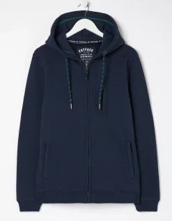 FatFace Brooke Zip Through Hoodie Navy Discount