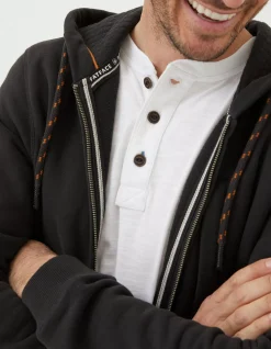 FatFace Brooke Zip Through Hoodie Black Best