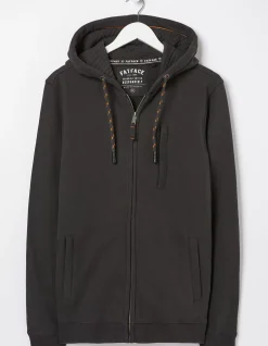 FatFace Brooke Zip Through Hoodie Black Best