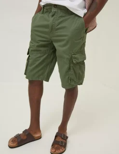 FatFace Bude Lightweight Cargo Shorts Green Online