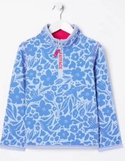 FatFace Bude Tonal Floral Sweatshirt Blue Sale