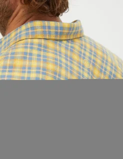 FatFace Byfleet Gingham Shirt Yellow Best