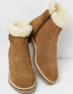 FatFace Callie Suede Ankle Boot Tan Sale