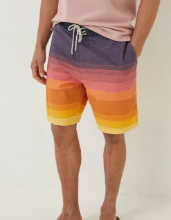 FatFace Camber Ombre Swim Shorts Coral