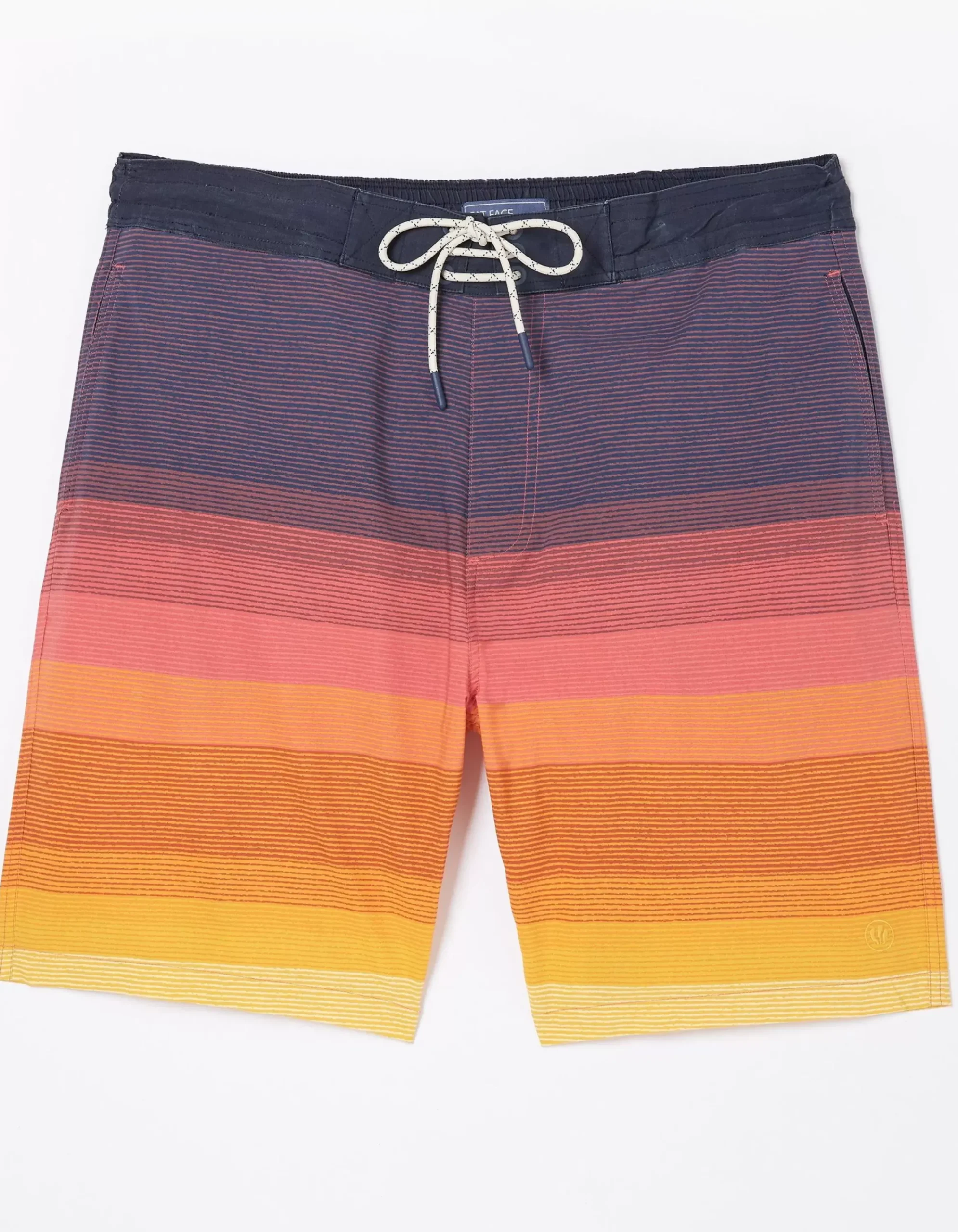 FatFace Camber Ombre Swim Shorts Coral