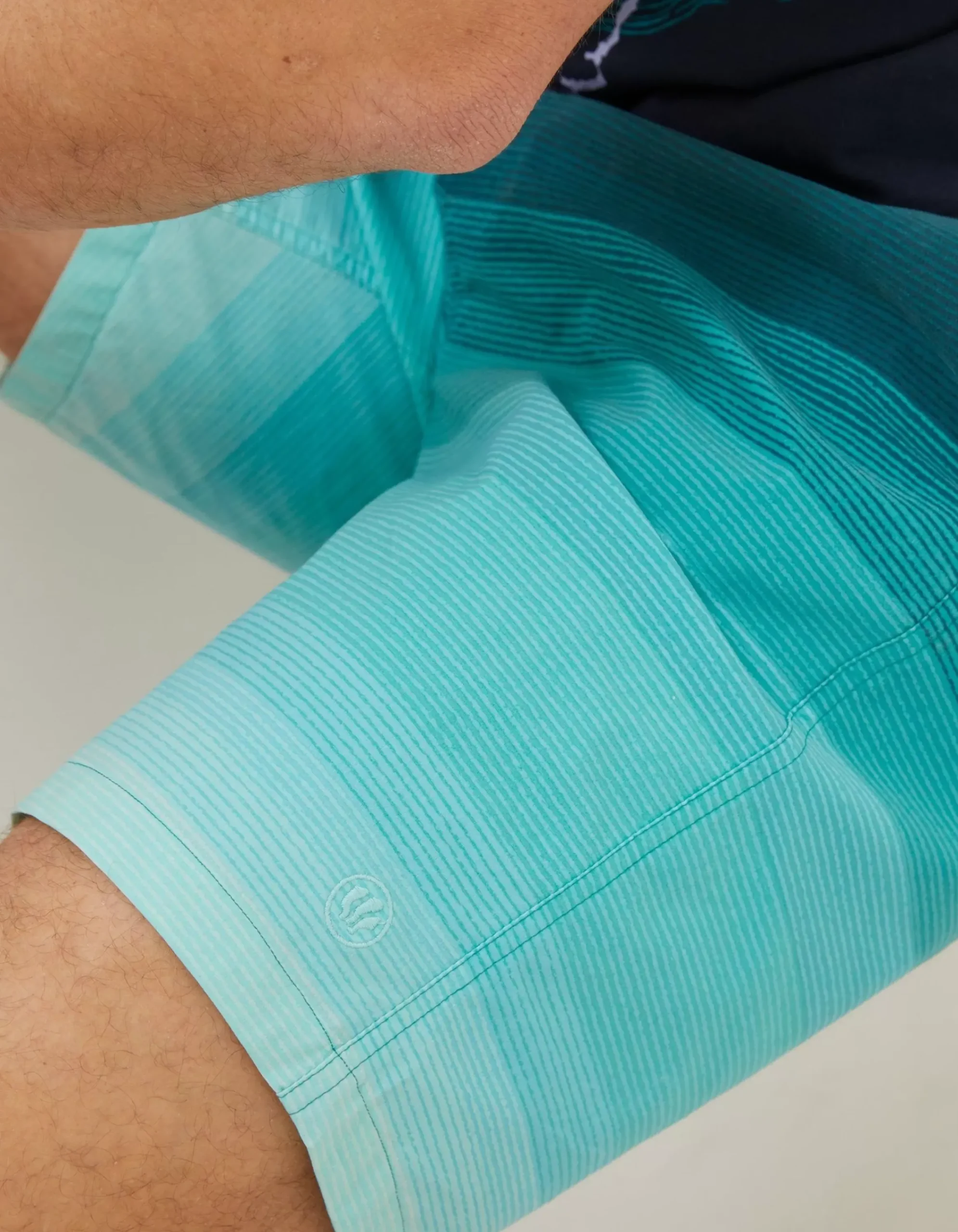 FatFace Camber Ombre Swim Shorts Teal Green Hot