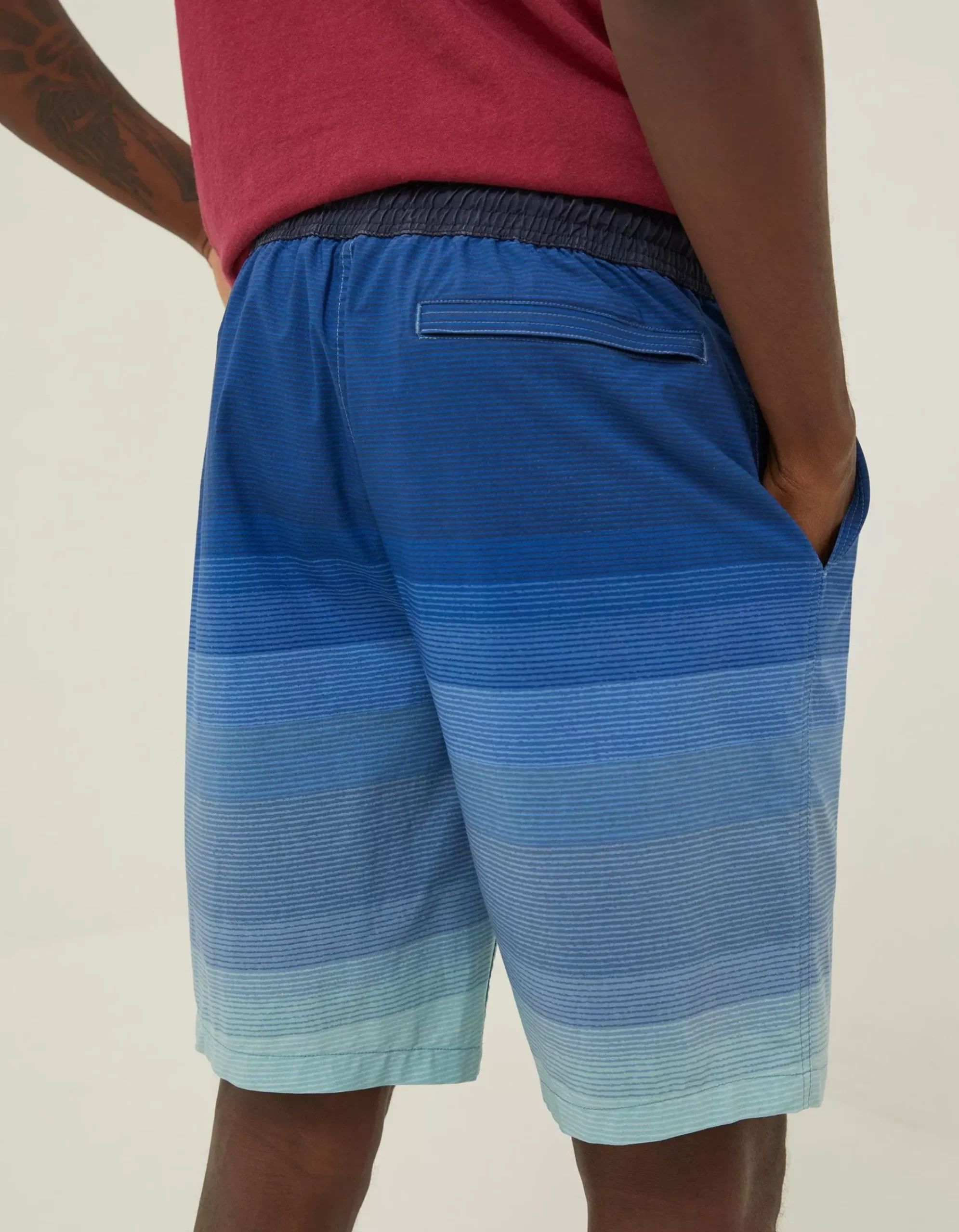 FatFace Camber Ombre Swim Shorts Blue Online