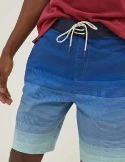 FatFace Camber Ombre Swim Shorts Blue Online