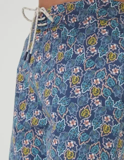 FatFace Camber Pineapple Swim Shorts Navy Sale