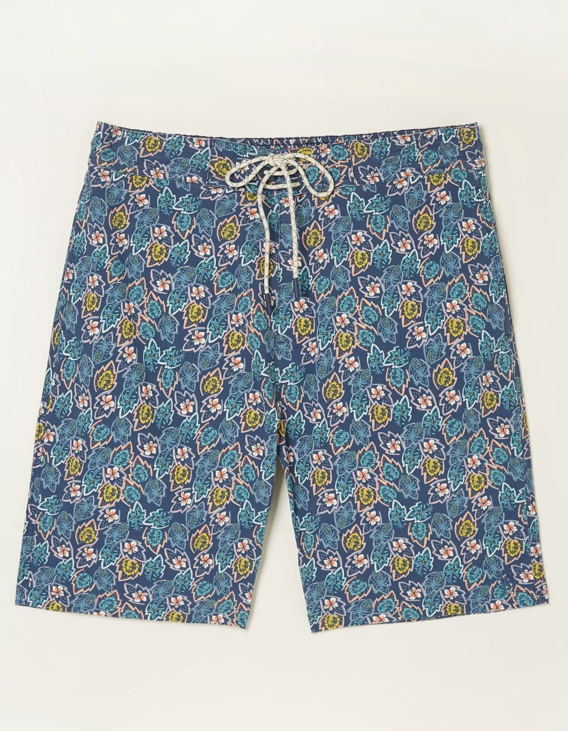 FatFace Camber Pineapple Swim Shorts Navy Sale