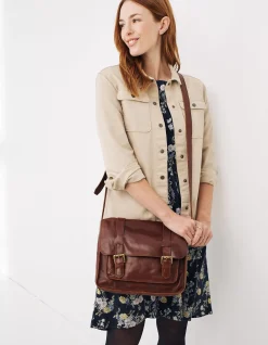 FatFace Camilla Satchel Chestnut Sale