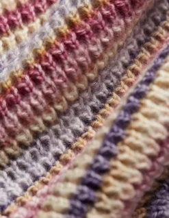FatFace Camille Stripe Jumper Multi Discount