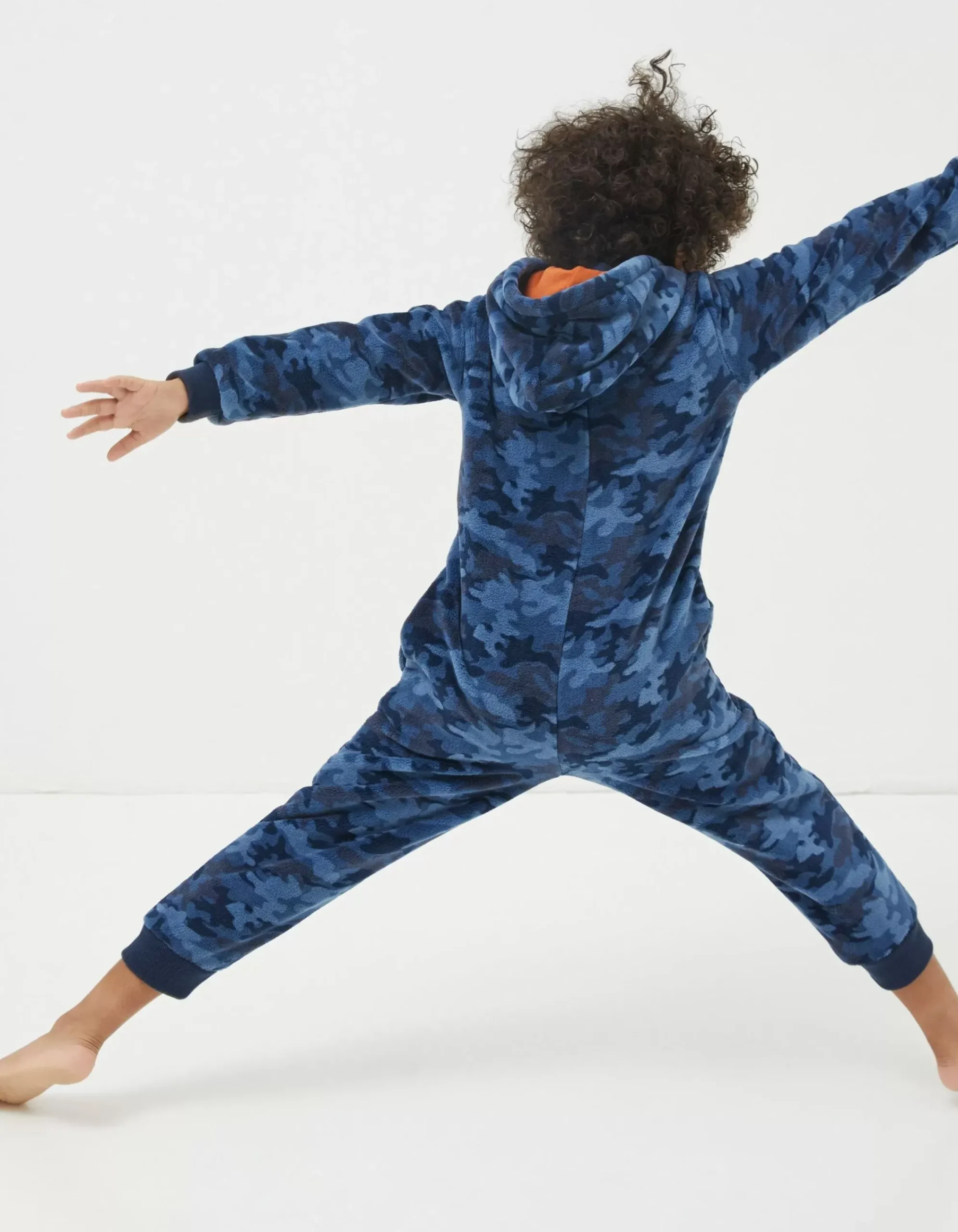 FatFace Camo Onesie Navy Discount