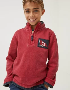 FatFace Canada Airlie Sweatshirt Red Outlet