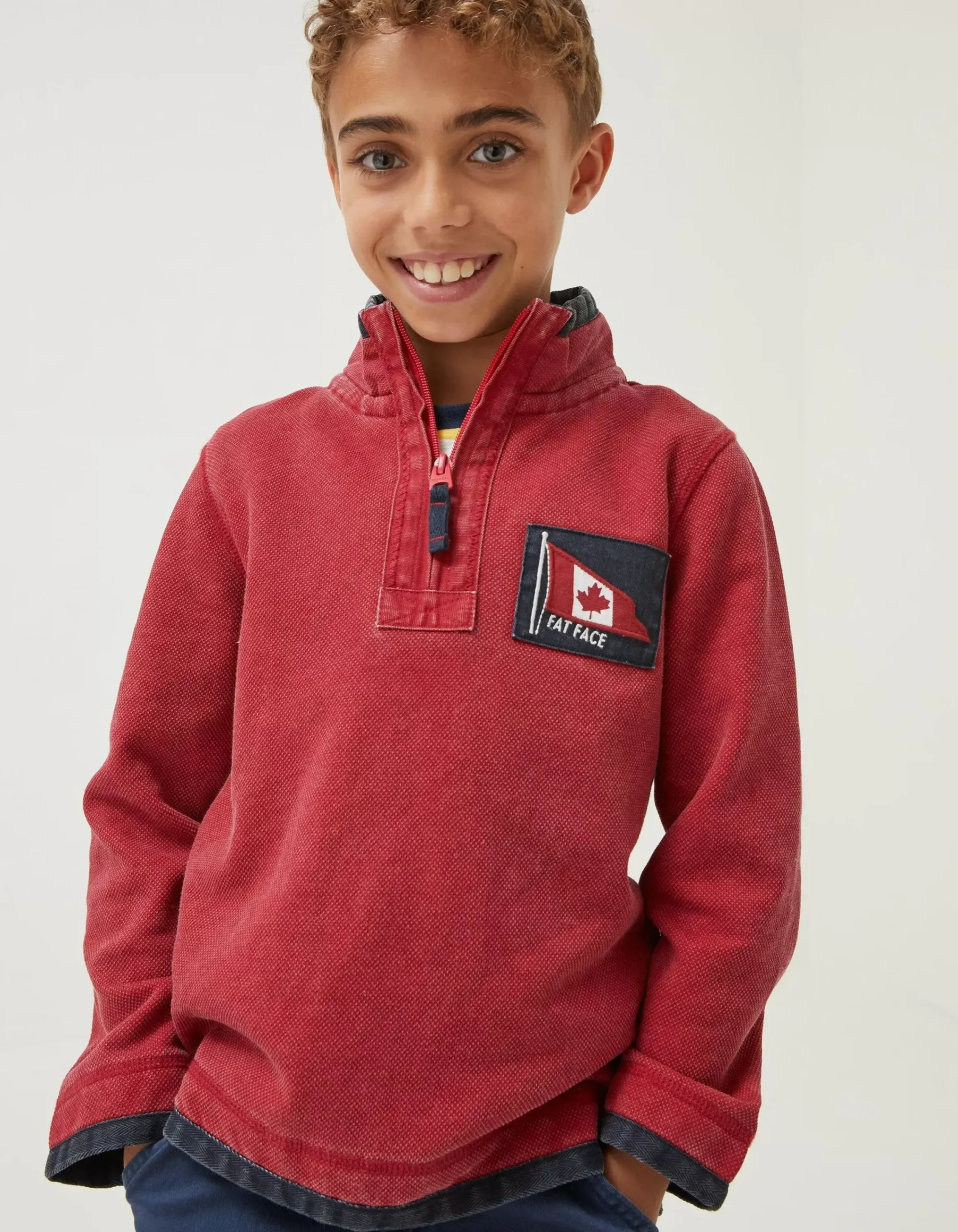 FatFace Canada Airlie Sweatshirt Red Outlet
