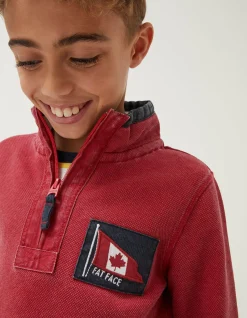 FatFace Canada Airlie Sweatshirt Red Outlet