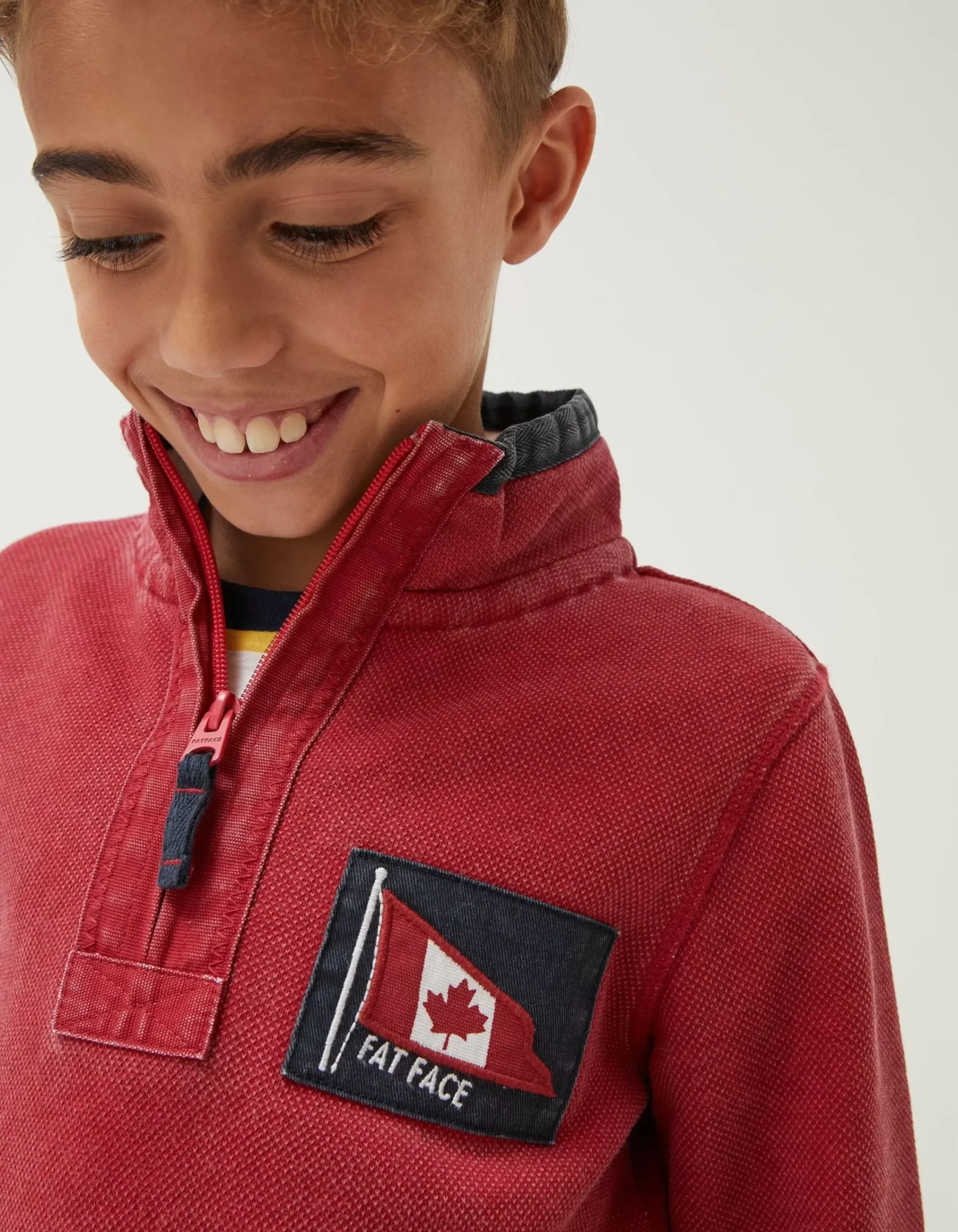 FatFace Canada Airlie Sweatshirt Red Outlet